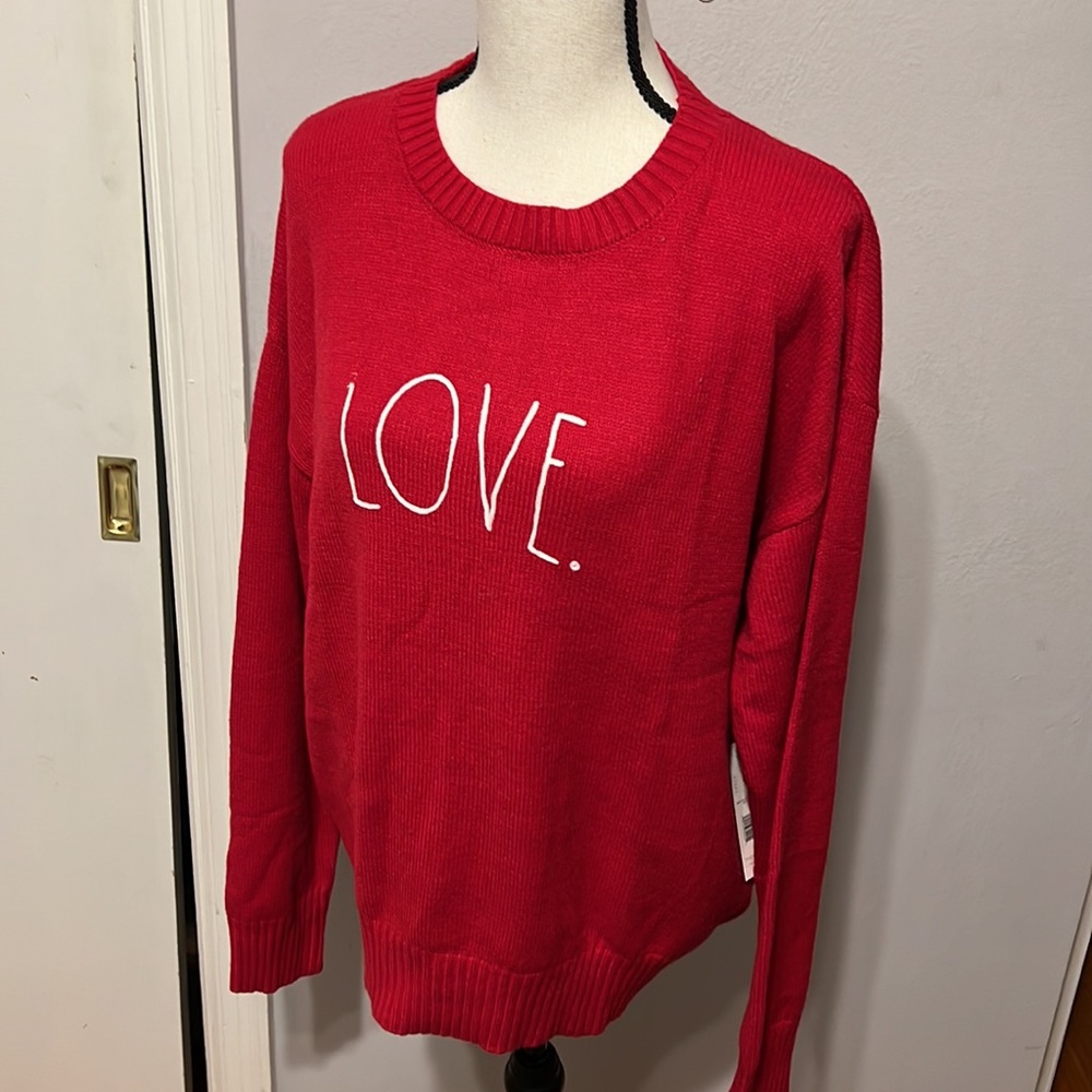 Rae Dunn "LOVE" Sweater